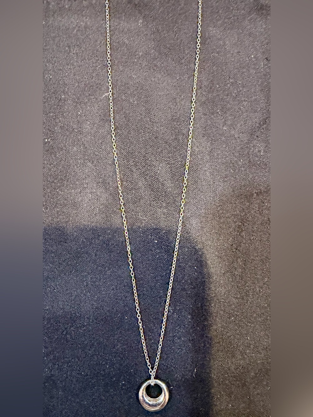 Sterling Silver Circle Pendant Necklace - Women's Jewelry